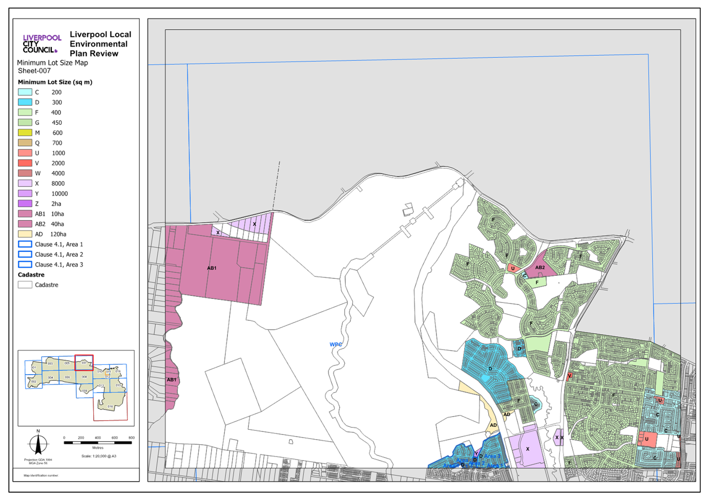 A map of land with different colored areas

Description automatically generated