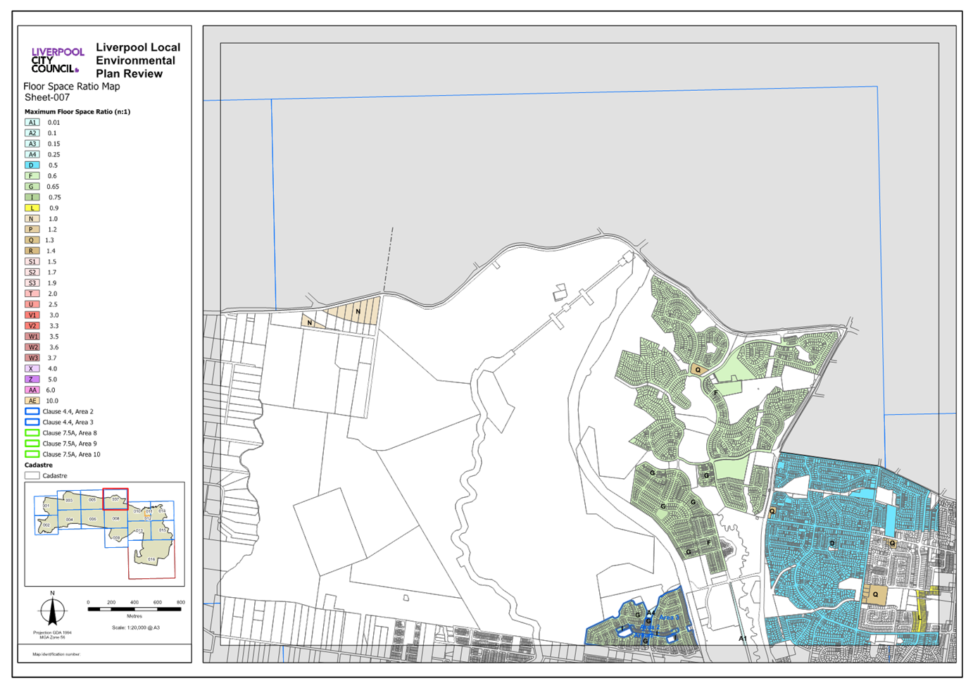 A map of land with green and blue areas

Description automatically generated
