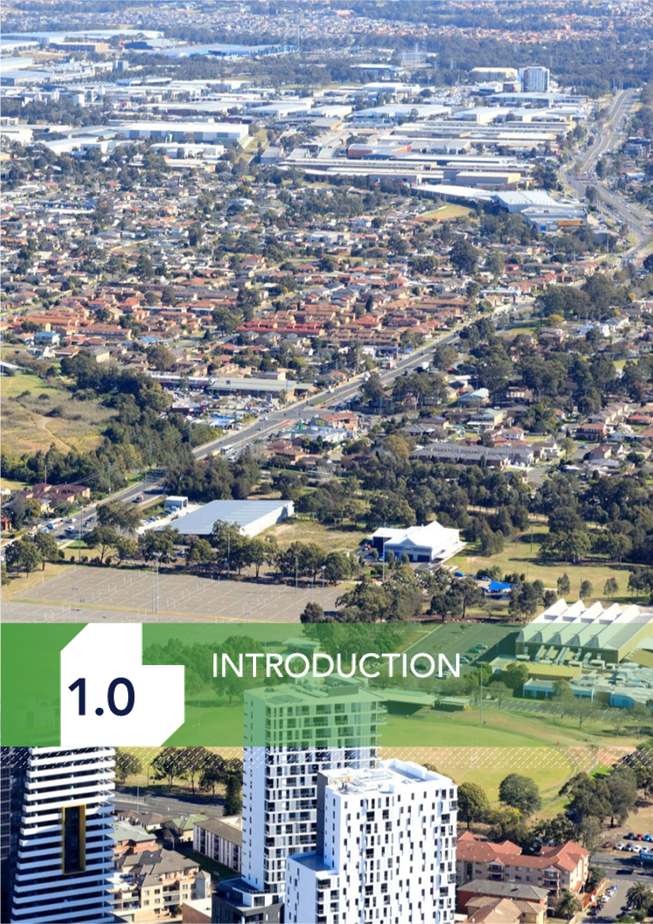 An aerial view of a city

Description automatically generated